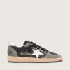 Ball Star da donna in glitter con stella in pelle e linguetta sul tallone in pelle metallizzata