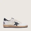 Ball Star da donna in nappa con stella nera e linguetta sul tallone nera