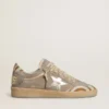 Ball Star LTD da donna in pelle scamosciata con stella in pelle metallizzata e linguetta sul tacco in pelle di pony zebrata