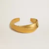 Bracciale rigido dorato