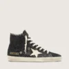 Francy Penstar in glitter con stella color avorio e linguetta sul tallone nera