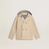 Giacca trench da bambino con gilet interno rimovibile
