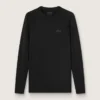Maglia sportiva da uomo a maniche lunghe nera