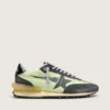 Marathon da uomo con tomaia in nylon verde e stella nera