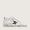 Mid Star da donna con linguetta laminata sul tallone e lacci glitterati
