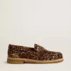 Mocassino da donna Jerry in pelle di pony con stampa leopardata