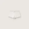 Pantaloncini da donna Star in felpa grigia melange