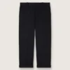 Pantaloni chino da uomo in cotone nero
