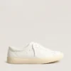 Sneakers sostenibili Yatay Modello 1B con tomaia bianca a base biologica e Y bianco