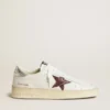 Stardan da donna in nappa con stella glitterata e linguetta sul tallone in pelle metallizzata