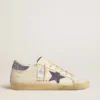Super-Star LTD da donna con stella in pelle scamosciata e linguetta sul tallone con cristalli Swarovski