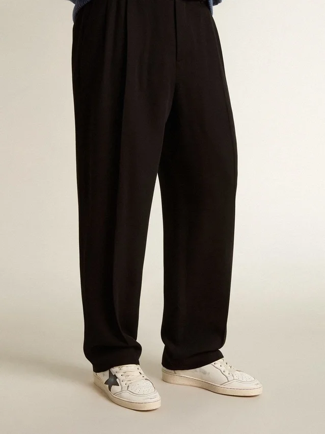 Ball Star con stella nera e linguetta sul tallone in pelle scamosciata blu