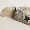 Ball Star con stella nera e linguetta sul tallone in pelle scamosciata blu