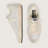 Ball Star da donna con cristalli Swarovski e stella in pelle scamosciata grigia