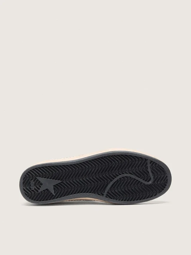 Ball Star da donna con cristalli Swarovski e stella in pelle scamosciata grigia