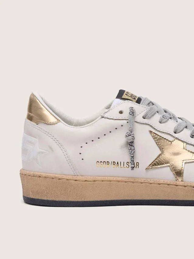 Ball Star da donna con stella dorata e linguetta sul tallone