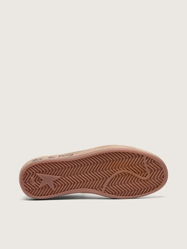 Ball Star da donna con stella in pelle di pony con stampa leopardata e linguetta sul tallone nera