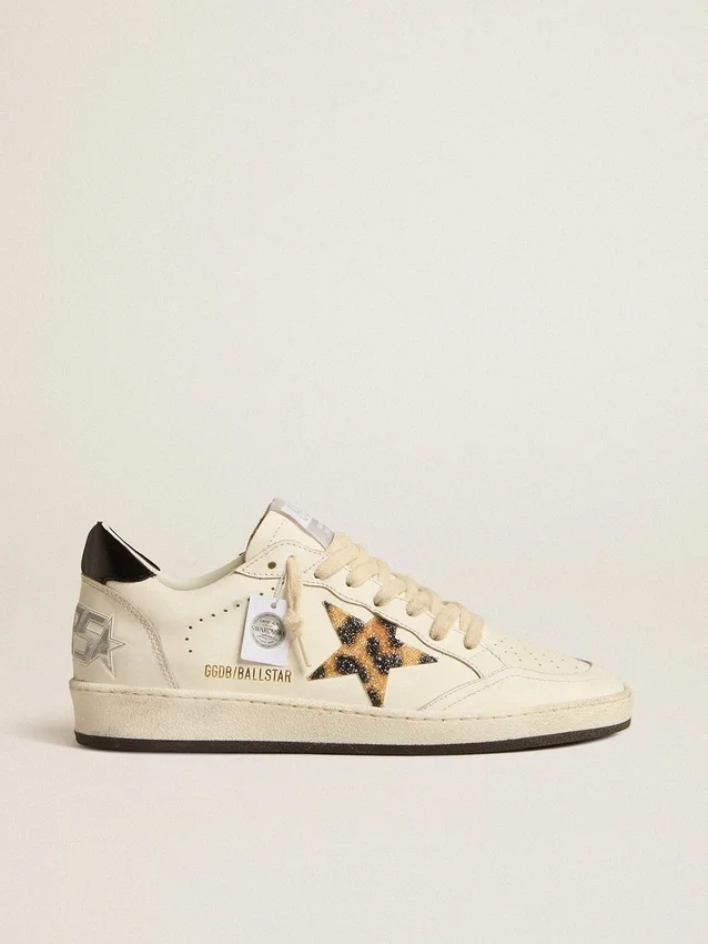 Ball Star da donna con stella in stampa leopardata impreziosita da cristalli Swarovski