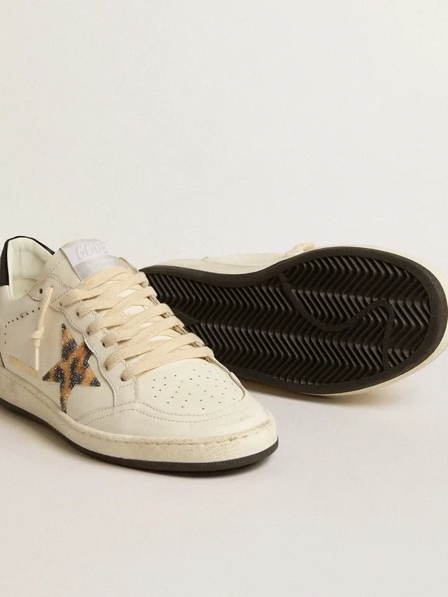 Ball Star da donna con stella in stampa leopardata impreziosita da cristalli Swarovski