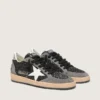 Ball Star da donna in glitter con stella in pelle e linguetta sul tallone in pelle metallizzata