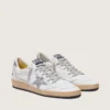Ball Star da donna in nappa con stella glitterata argento e linguetta sul tallone