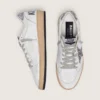 Ball Star da donna in nappa con stella glitterata argento e linguetta sul tallone