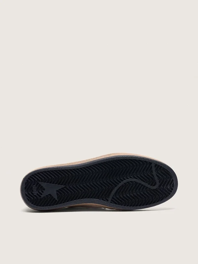 Ball Star da donna in nappa con stella nera e linguetta sul tallone nera