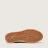 Ball Star da donna in pelle scamosciata beige con stella e linguetta sul tallone in pelle bianca