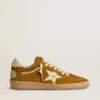 Ball Star da donna in pelle scamosciata con stella in pelle beige e linguetta sul tallone in pelle di pony