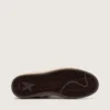 Ball Star da donna in pelle scamosciata marrone con stella e linguetta sul tallone in pelle marrone