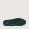 Ball Star da donna in pelle scamosciata verde con stella glitterata argento