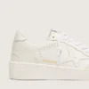 Ball Star da uomo con stella e linguetta sul tallone in pelle bianca
