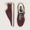 Ball Star da donna in nabuk color cioccolato con stella e linguetta sul tallone in pelle