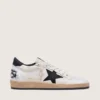 Ball Star da uomo in nappa bianca con stella nera