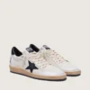 Ball Star da uomo in nappa bianca con stella nera
