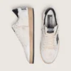 Ball Star da uomo in nappa bianca con stella nera
