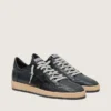Ball Star da uomo in nappa nera con stella in pelle scamosciata e linguetta sul tallone in nappa