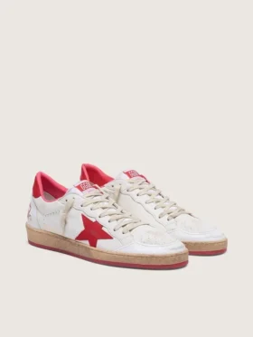 Ball Star da uomo in pelle bianca