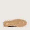 Ball Star da uomo in pelle marrone con stella in pelle scamosciata beige e perline