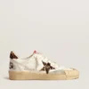 Ball Star in nappa con stella e linguetta sul tallone in pelle di pony con stampa leopardata