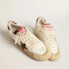 Ball Star in nappa con stella e linguetta sul tallone in pelle di pony con stampa leopardata