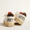 Ball Star in nappa con stella e linguetta sul tallone in pelle di pony con stampa leopardata