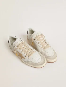 Ball Star LTD da donna con stella beige e linguetta sul tallone nera