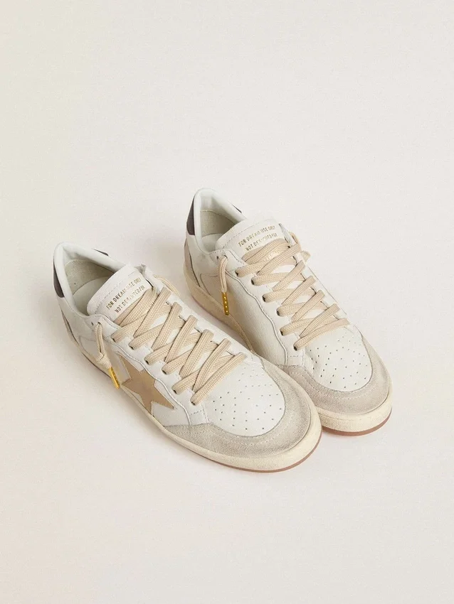 Ball Star LTD da donna con stella beige e linguetta sul tallone nera