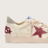 Ball Star LTD da donna in nappa con stella in pelle e linguetta sul tallone in pelle scamosciata argentata