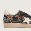 Ball Star LTD da donna in nappa ebano con ricami multicolori e stella bianca