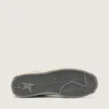 Ball Star LTD da donna in pelle beige con stella in rete rosa e linguetta sul tallone in pelle blu
