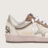 Ball Star LTD da donna in pelle nappa con stella metallizzata a base biologica e inserti