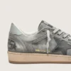Ball Star LTD da uomo in denim grigio con stella in pelle nera
