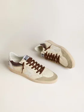 Ball Star LTD da uomo in nappa con stella in nappa e linguetta sul tallone in pelle